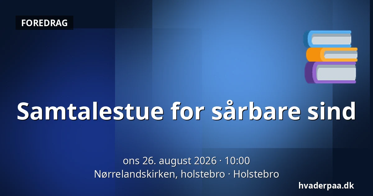 Samtalestue for sårbare sind — Nørrelandskirken, holstebro, Holstebro