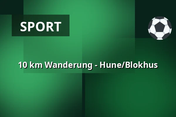 10 km Wanderung - Hune/Blokhus — Hune Kirke, Hune