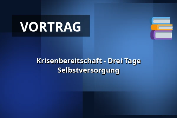 Krisenbereitschaft - Drei Tage Selbstversorgung — Hinnerup Sognegård, Hinnerup