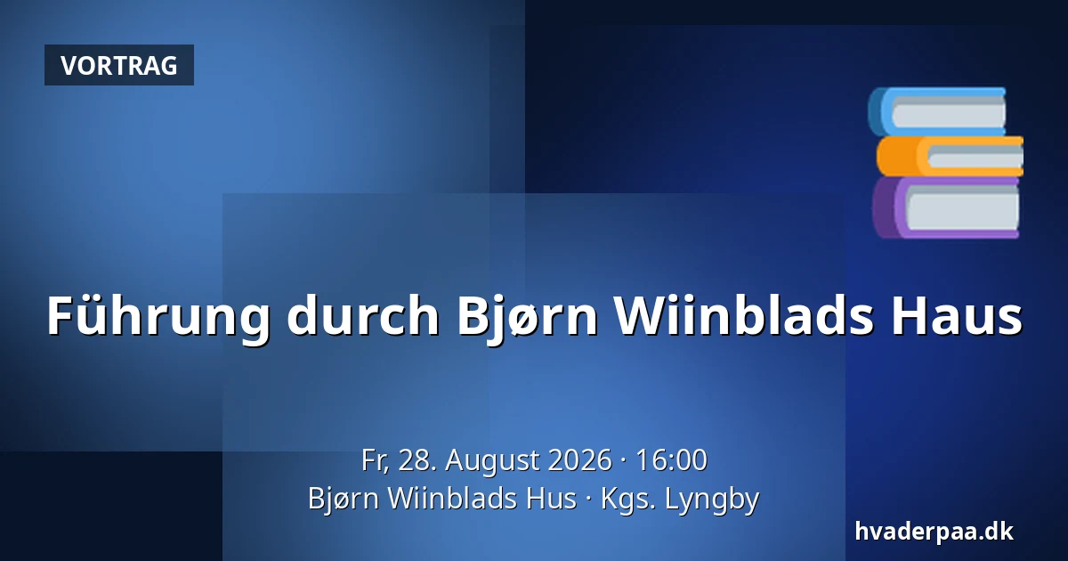 Führung durch Bjørn Wiinblads Haus — Bjørn Wiinblads Hus, Kgs. Lyngby