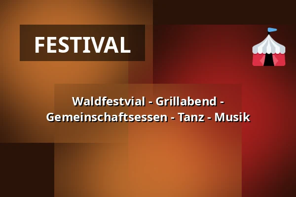 Waldfestvial - Grillabend - Gemeinschaftsessen - Tanz - Musik — Sortemosehus, Arden