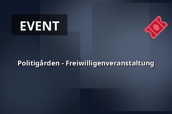 Politigården - Freiwilligenveranstaltung — Politigården, Kopenhagen