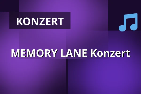 MEMORY LANE Konzert — Tinghuset, Ulfborg
