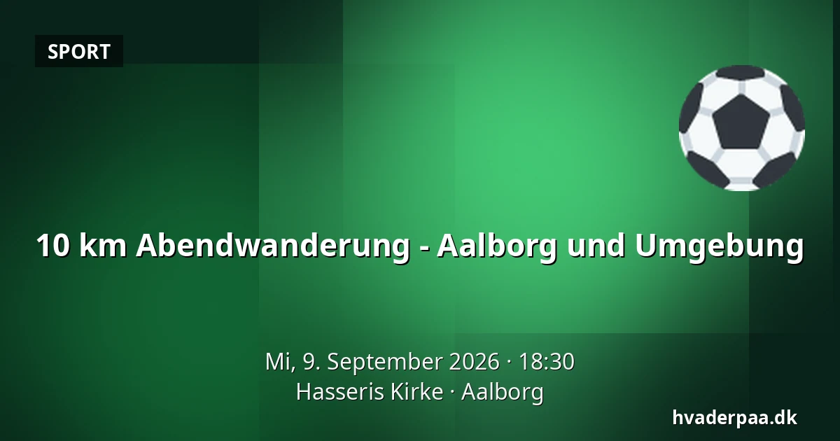 10 km Abendwanderung - Aalborg und Umgebung — Hasseris Kirke, Aalborg