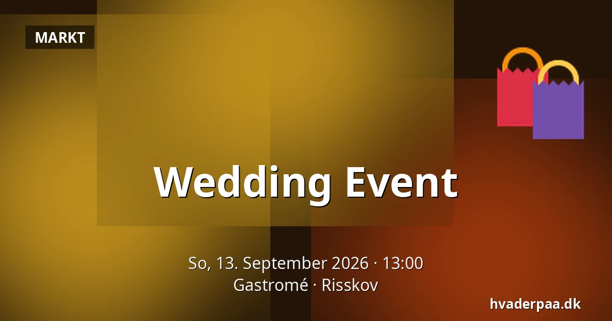 Wedding Event — Gastromé, Risskov