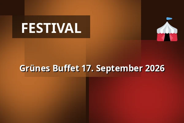Grünes Buffet 17. September 2026 — Traktørstedet Vestamager, Kastrup