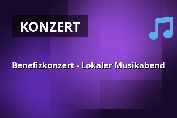 Benefizkonzert - Lokaler Musikabend — Kulturhuset i Arden, Arden