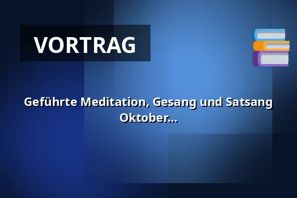 Geführte Meditation, Gesang und Satsang mit Govind in Kopenhagen am 4. und 5. Oktober — Nørrebrogade 64, 3.tv, Kopenhagen