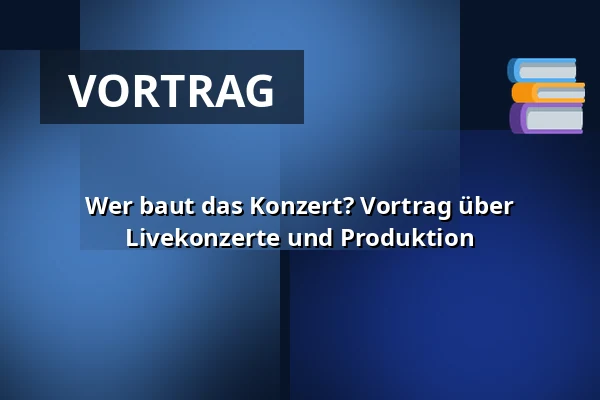 Wer baut das Konzert? Vortrag über Livekonzerte und Produktion — Orange Foredragssal, Roskilde