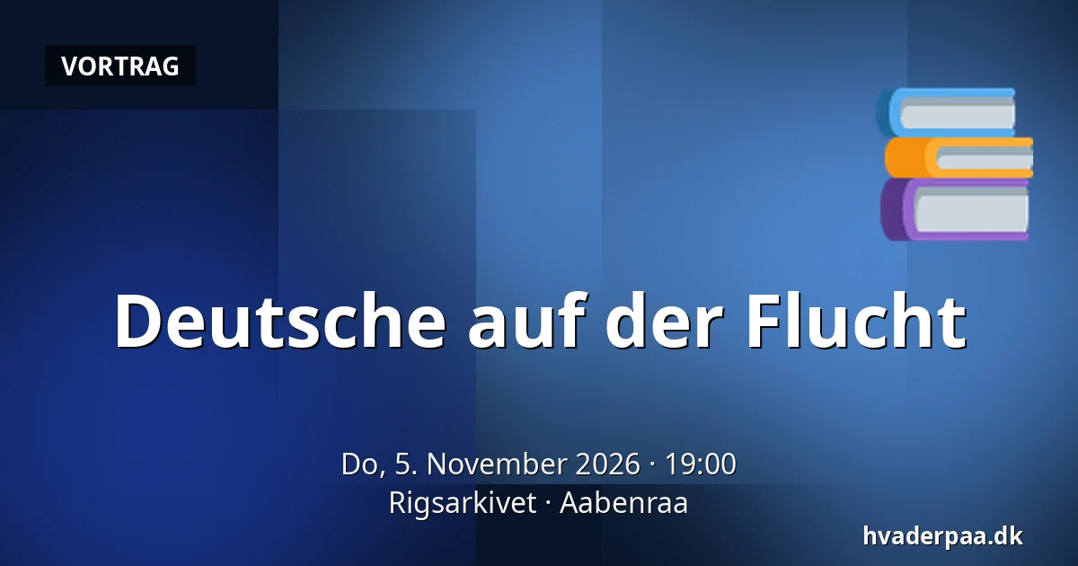 Deutsche auf der Flucht — Rigsarkivet, Apenrade