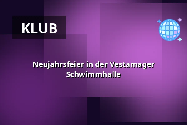 Neujahrsfeier in der Vestamager Schwimmhalle — Vestamager svømmehal, Kastrup