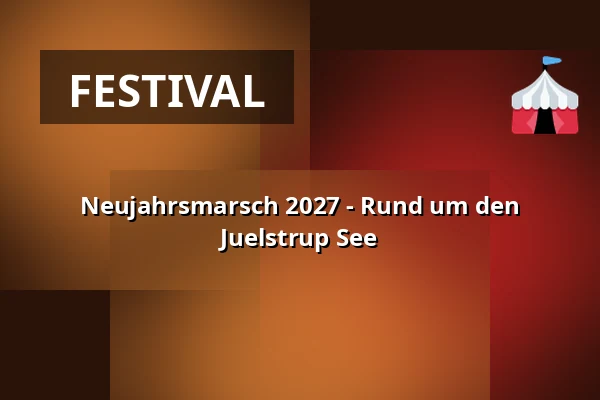 Neujahrsmarsch 2027 - Rund um den Juelstrup See — Juelstrup Sø, P-plads ved Hæsumvej 61, Støvring