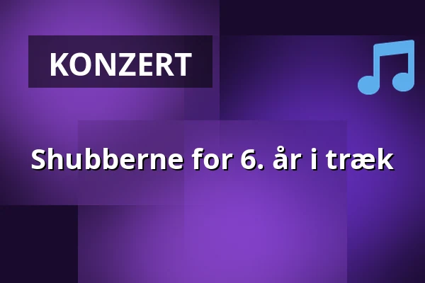 Shubberne for 6. år i træk — Bogø Skovpavillon, Bogø