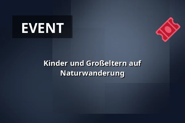 Kinder und Großeltern auf Naturwanderung — Skoleskoven, Vejle