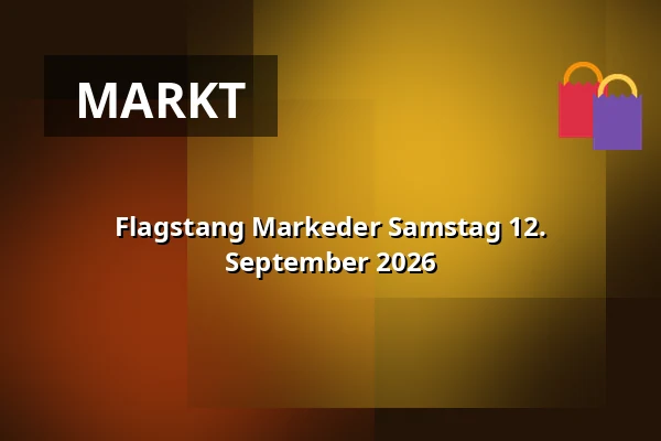 Flagstang Markeder Samstag 12. September 2026 — Tusindfryd Vintage Interior, Aarhus