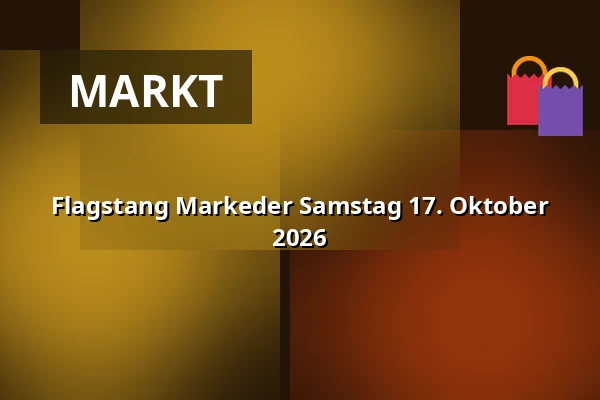 Flagstang Markeder Samstag 17. Oktober 2026 — Tusindfryd Vintage Interior, Aarhus