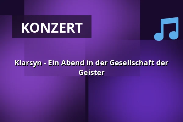 Klarsyn - Ein Abend in der Gesellschaft der Geister — Pavillonen Grenaa, Grenaa