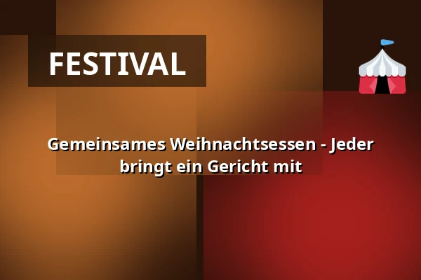 Gemeinsames Weihnachtsessen - Jeder bringt ein Gericht mit — Audonicon, Skanderborg