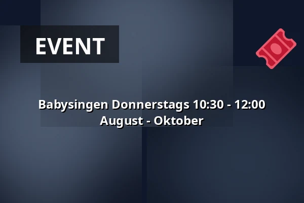 Babysingen Donnerstags 10:30 - 12:00 August - Oktober — Hinnerup Sognegård, Hinnerup