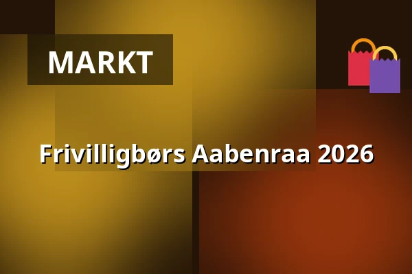Frivilligbørs Aabenraa 2026 — Sønderjyllandshallen, Apenrade
