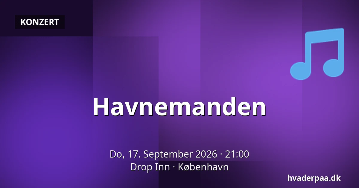 Havnemanden — Drop Inn, Kopenhagen