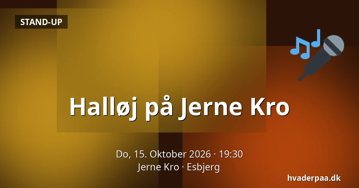 Halløj på Jerne Kro — Jerne Kro, Esbjerg