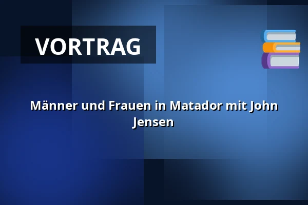 Männer und Frauen in Matador mit John Jensen — Folkeuniversitetscenteret Skærum Mølle, Vemb