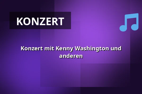 Konzert mit Kenny Washington und anderen — Askov Højskole, Vejen
