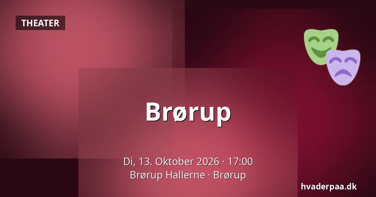 Brørup — Brørup Hallerne, Brørup