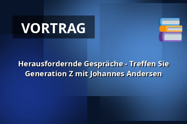 Herausfordernde Gespräche - Treffen Sie Generation Z mit Johannes Andersen — Folkekirkens Hus, Aalborg