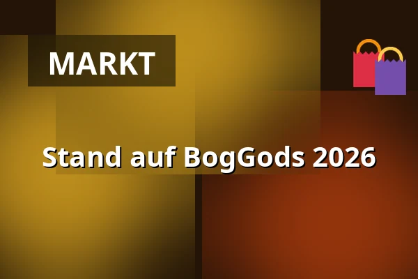 Stand auf BogGods 2026 — Godsbanen, Foyeren, Aarhus