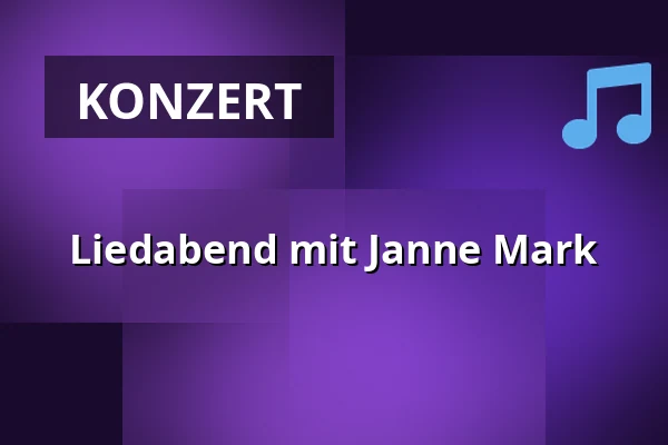 Liedabend mit Janne Mark — Bagsværd Kirke, Bagsværd