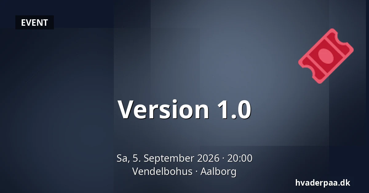 Version 1.0 — Vendelbohus, Aalborg