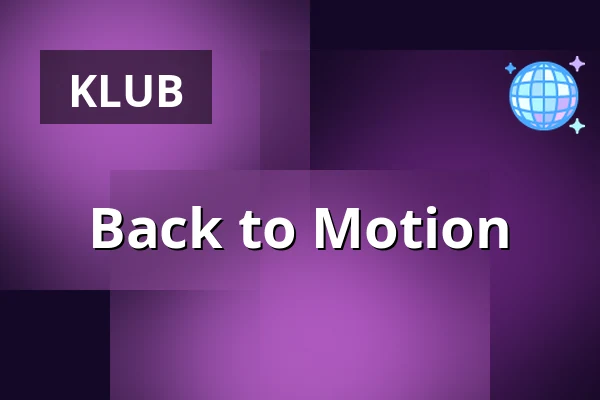 Back to Motion · Kløvermarkens Idrætsanlæg, Kopenhagen