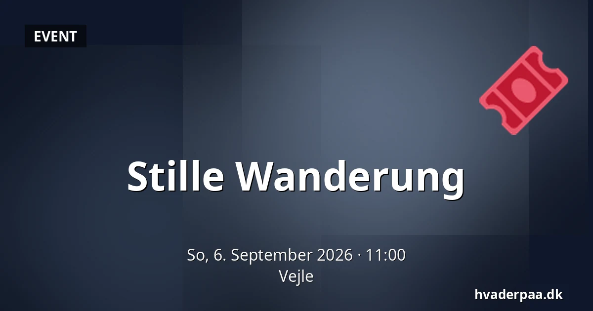 Stille Wanderung · Vejle