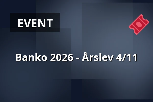 Banko 2026 - Årslev 4/11 — Netto, Brabrand