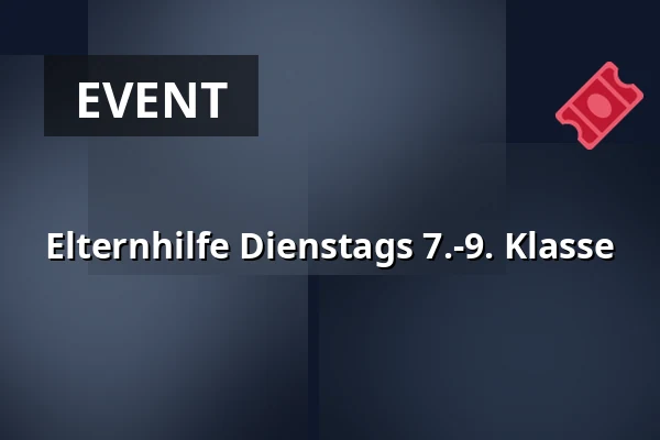 Elternhilfe Dienstags 7.-9. Klasse · Vamdrup Kino, Vamdrup