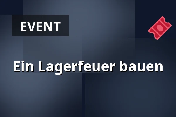 Ein Lagerfeuer bauen · Bålpladsen ved Naturcenter Hindsgavl, Middelfart