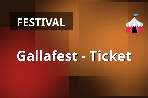 Gallafest - Ticket · Plantetorvet Reffen, Kopenhagen