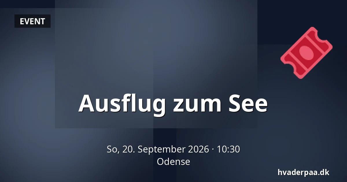 Ausflug zum See · Odense