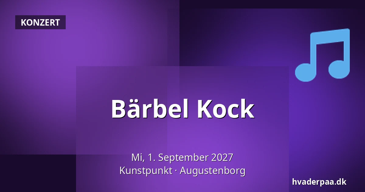 Bärbel Kock · Kunstpunkt, Augustenborg