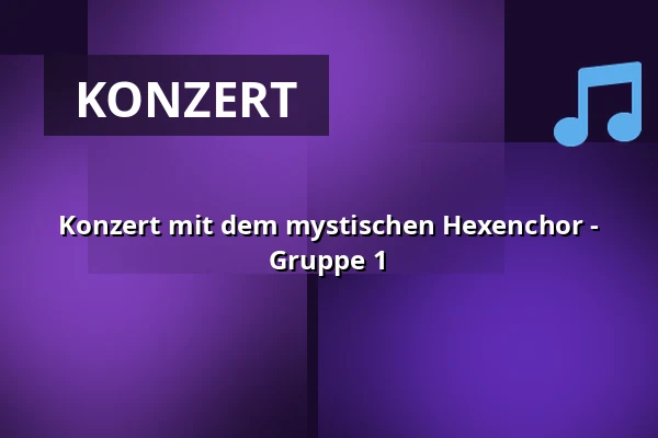Konzert mit dem mystischen Hexenchor - Gruppe 1 · Gråbrødre Klosterkirke, Odense