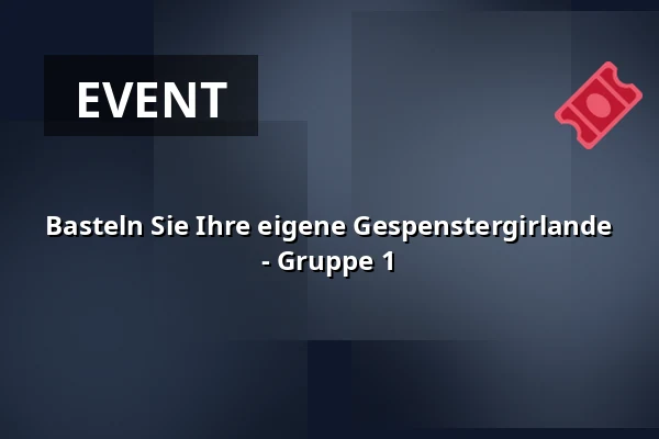 Basteln Sie Ihre eigene Gespenstergirlande - Gruppe 1 · Klimaværkstedet, Odense