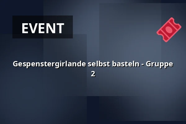 Gespenstergirlande selbst basteln - Gruppe 2 · Klimaværkstedet, Odense