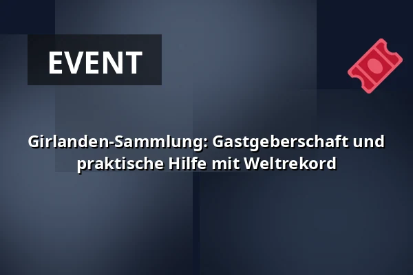 Girlanden-Sammlung: Gastgeberschaft und praktische Hilfe mit Weltrekord · Slagteriet, Holstebro