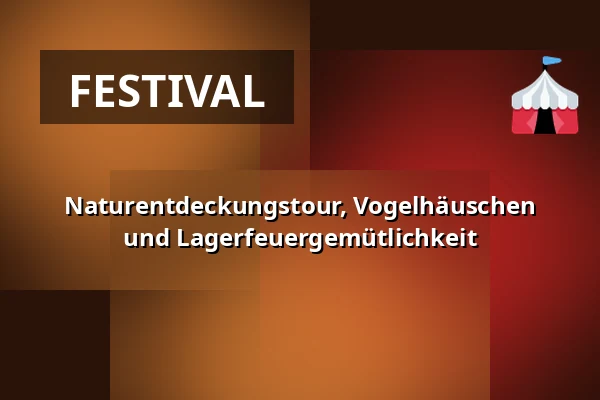 Naturentdeckungstour, Vogelhäuschen und Lagerfeuergemütlichkeit · Madpakkehuset ved Ølsted grusgrav, Ølsted