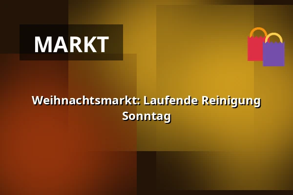 Weihnachtsmarkt: Laufende Reinigung Sonntag · Slagteriet, Holstebro