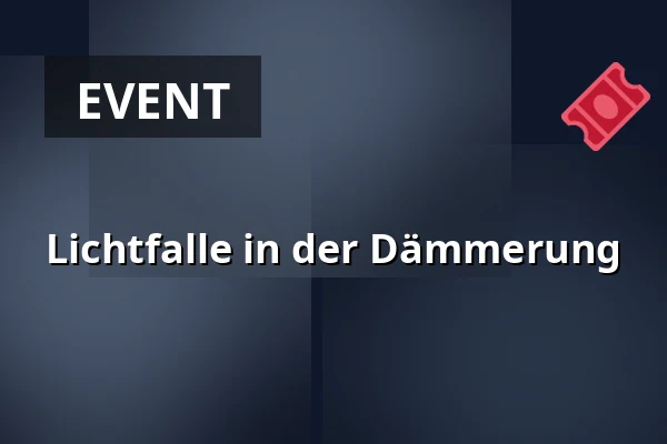 Lichtfalle in der Dämmerung · Nørager