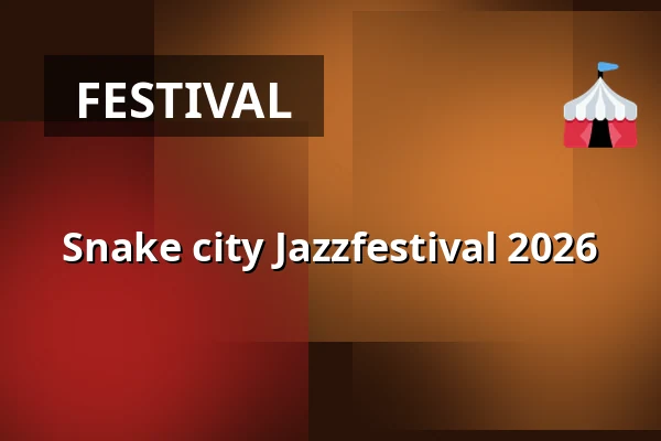 Snake city Jazzfestival 2026 — Slangerup Idræts & Kulturcenter, Frederikssund