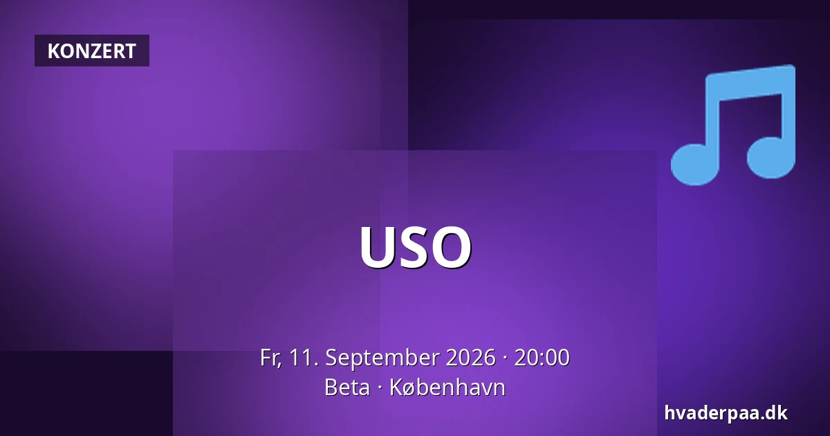 USO — Beta, Kopenhagen
